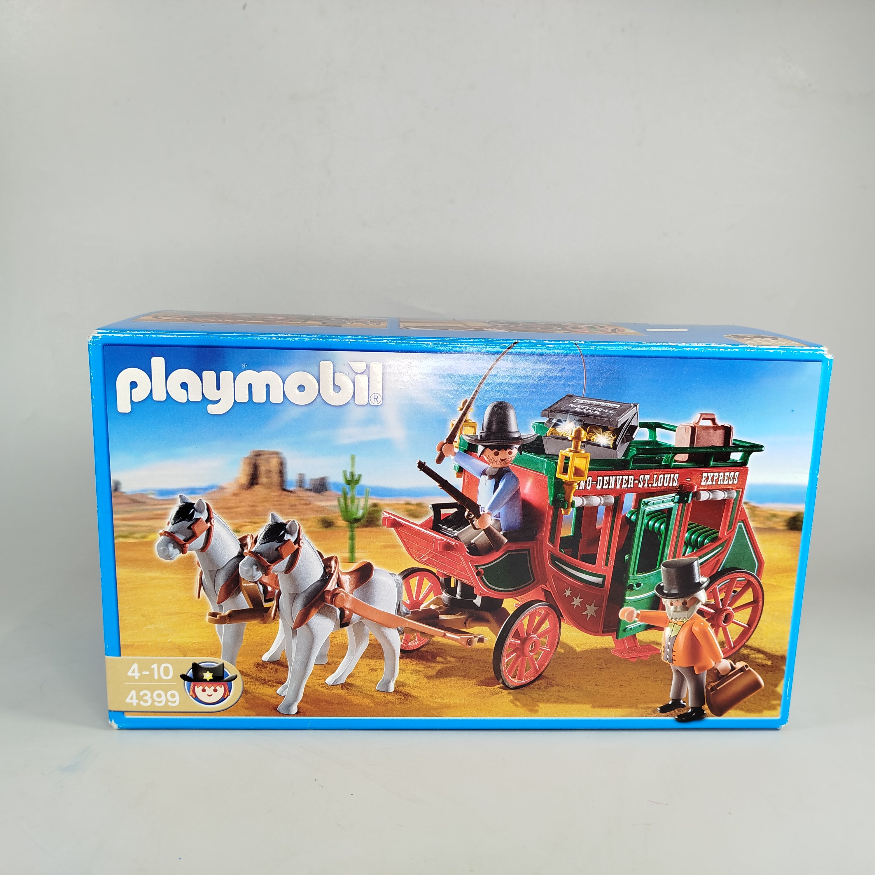 Playmobil Western Postkutsche mit Pferden und Figuren